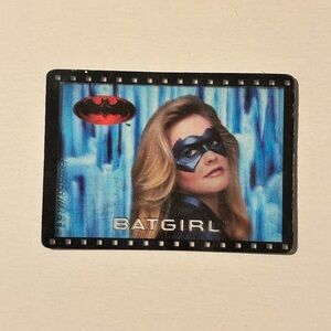Batgirl Collectible Card – Blue Background